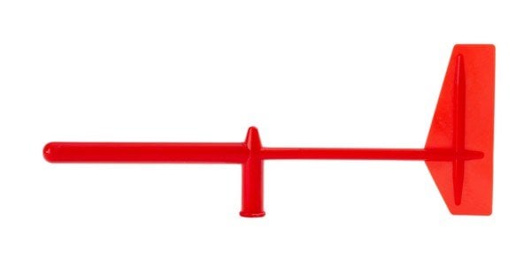 Rüzgar Gülü 40 cm – Kırmızı Başlı Şişli | OptiNew Vidalı Rüzgar Göstergesi