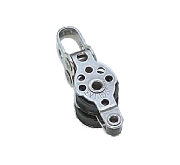 Screw with double roller tail