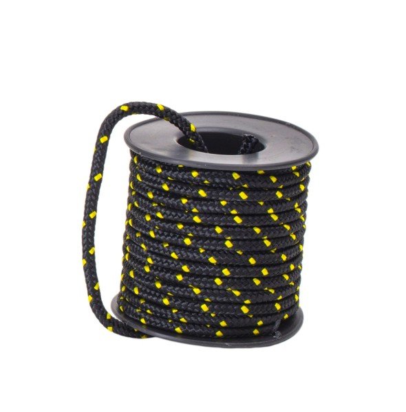 4mm İp Siyah Sarı Benekli 8mt 1560