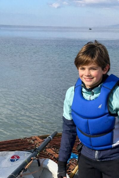 Neopren Yüzme Yardımcısı Mavi Yanları Beyaz 2167