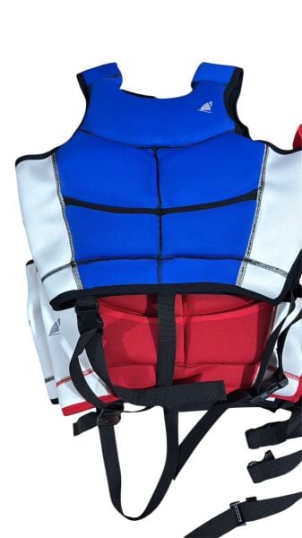 Neopren Yüzme Yardımcısı Kırmızı Yanları Beyaz 2168