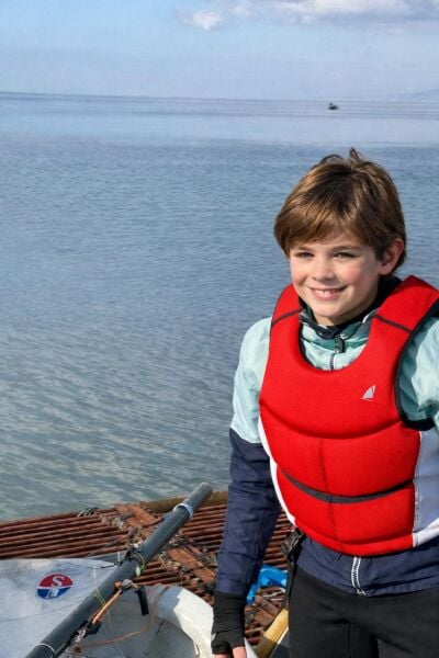 Neopren Yüzme Yardımcısı Kırmızı Yanları Beyaz 2168