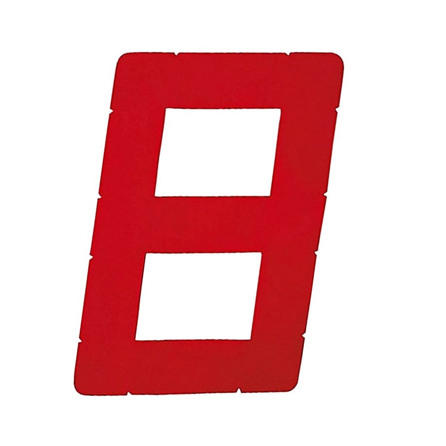 Radial Digital Sail Number Red