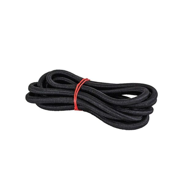 4 mm Yuvarlak Lastik Siyah 6mm