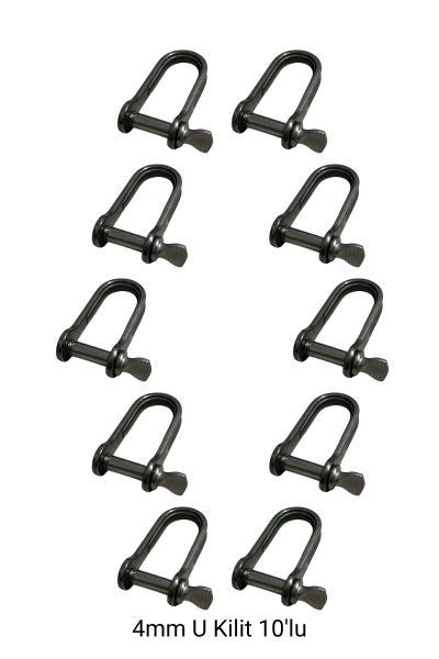 Kilit 4mm Paslanmaz 316 Krom