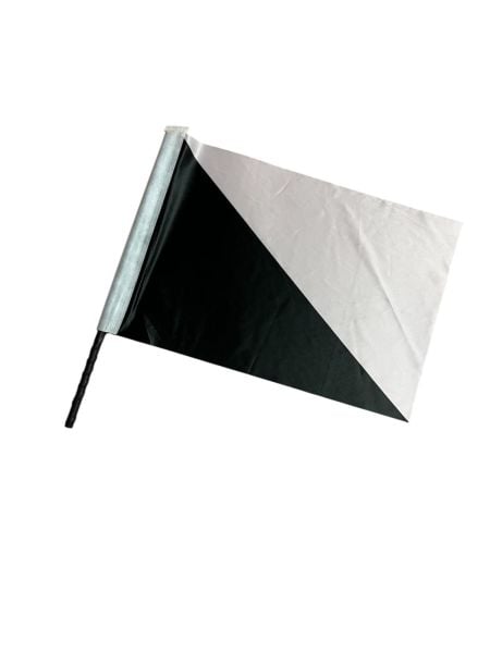 Saplı Siyah Beyaz Protesto Bayrağı – Jüri Gözlem Bayrağı 2562