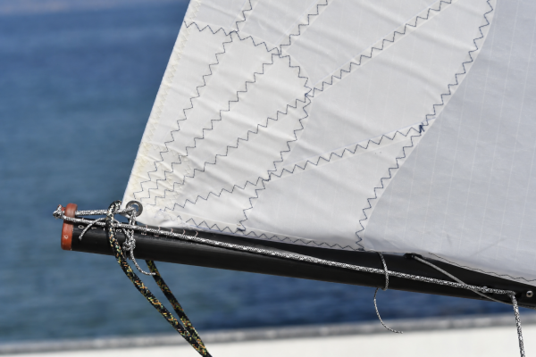 Alt Yaka Baskı İpi 4mm Dyneema Siyah Beyaz - 1,20 Metre (KOD: 331)