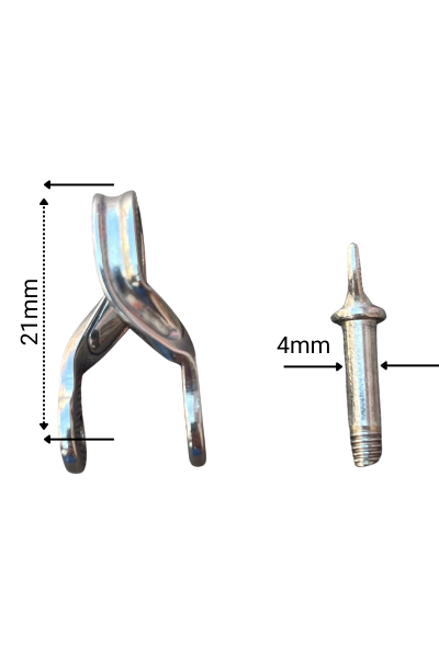 U Kilit Burgulu Vidalı 4mm