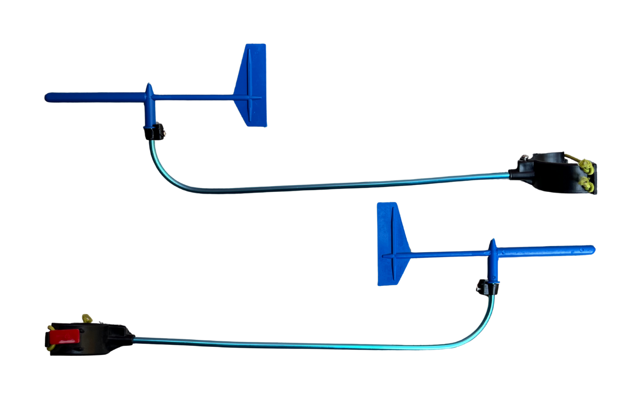 Rüzgar Gülü Vidalı Neon Mavi 5571