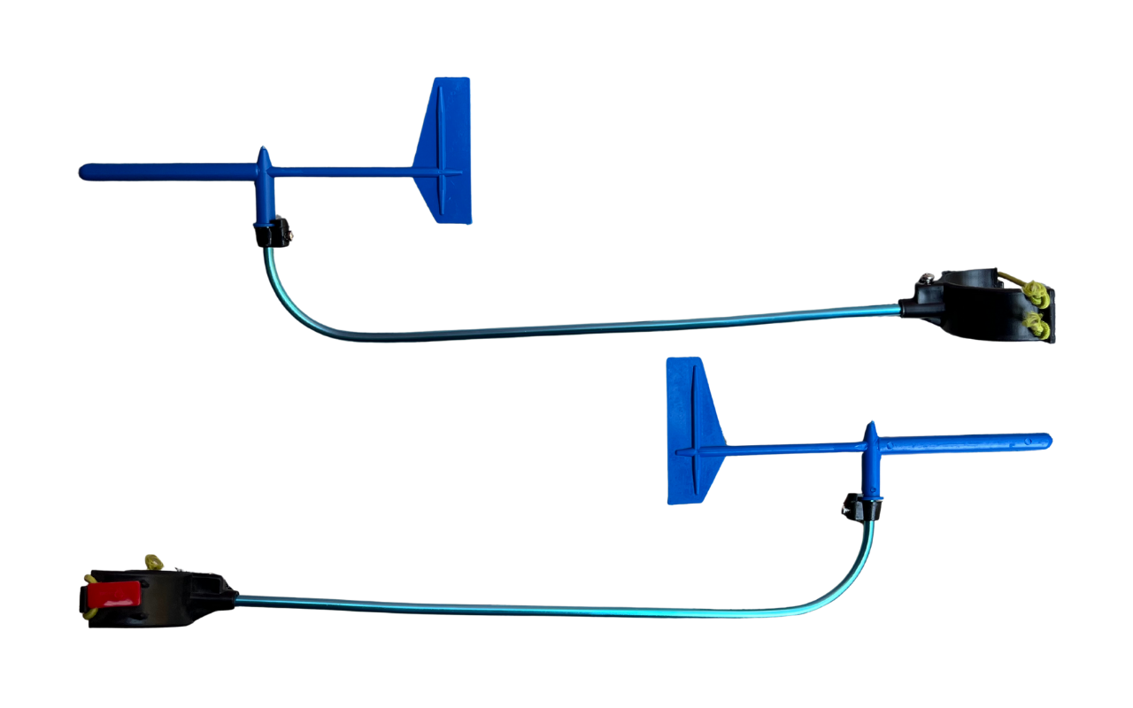 Rüzgar Gülü Vidalı Neon Mavi 5571