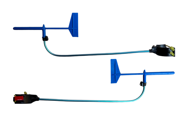 Rüzgar Gülü Vidalı Neon Mavi 5571