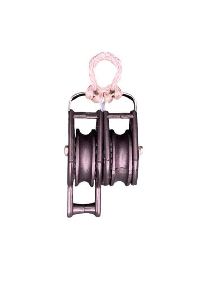 Çift Makaralı Kuyruklu 40mm Bilyalı Makara