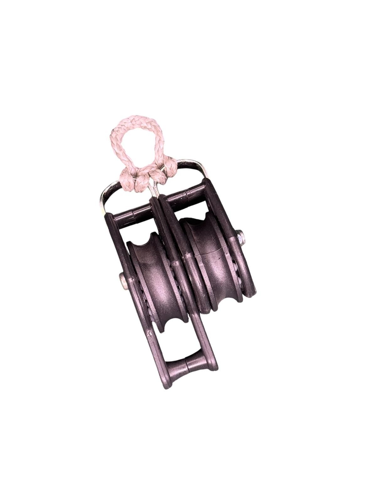 Çift Makaralı Kuyruklu 40mm Bilyalı Makara