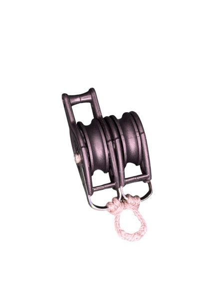 Çift Makaralı Kuyruklu 40mm Bilyalı Makara