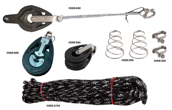 İskota ve Makara Donanımı Yarış Modeli-2