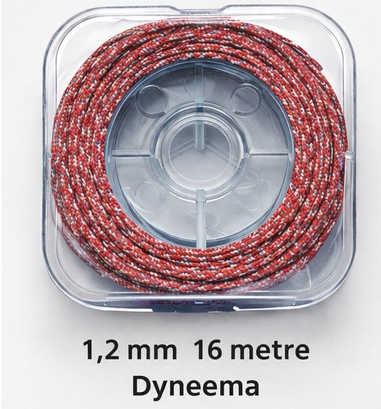 Gırcala Dyneema 1.2 mm - 16 Metre Esnemez Optimist Yelken İpi Kırmızı