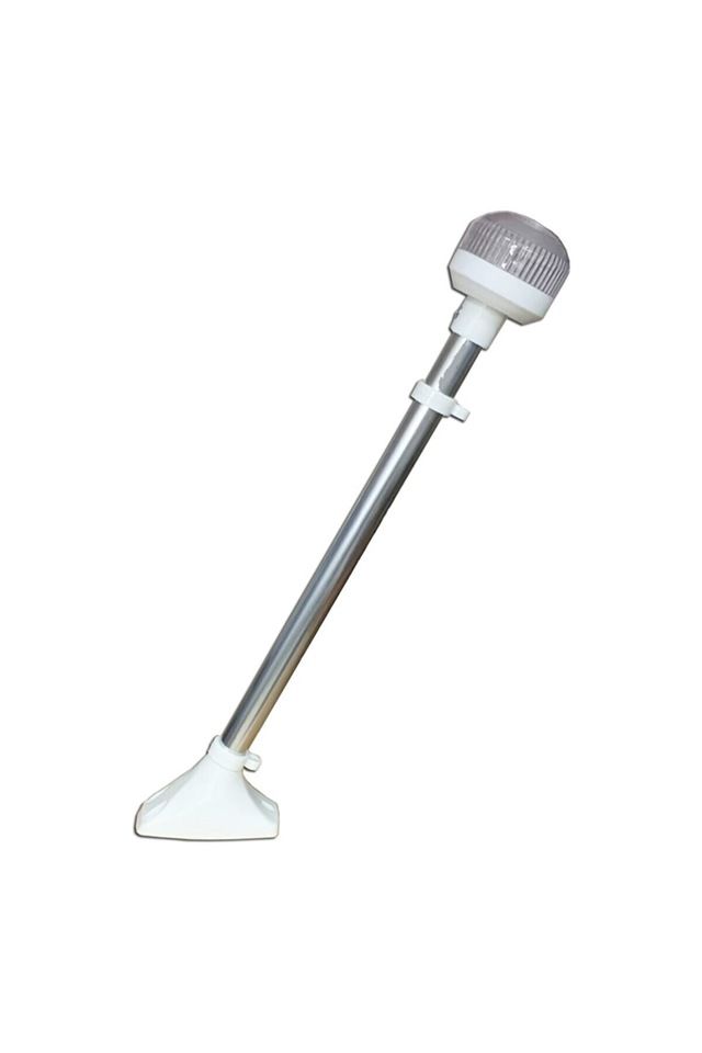 IŞIKLI BAYRAK DİREĞİ SABİT 12V 50cm BEYAZ M162