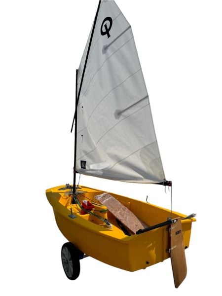 Catopti Tam Donanımlı Plastik Tekne 66 – Optimist Yelkenli Tekne