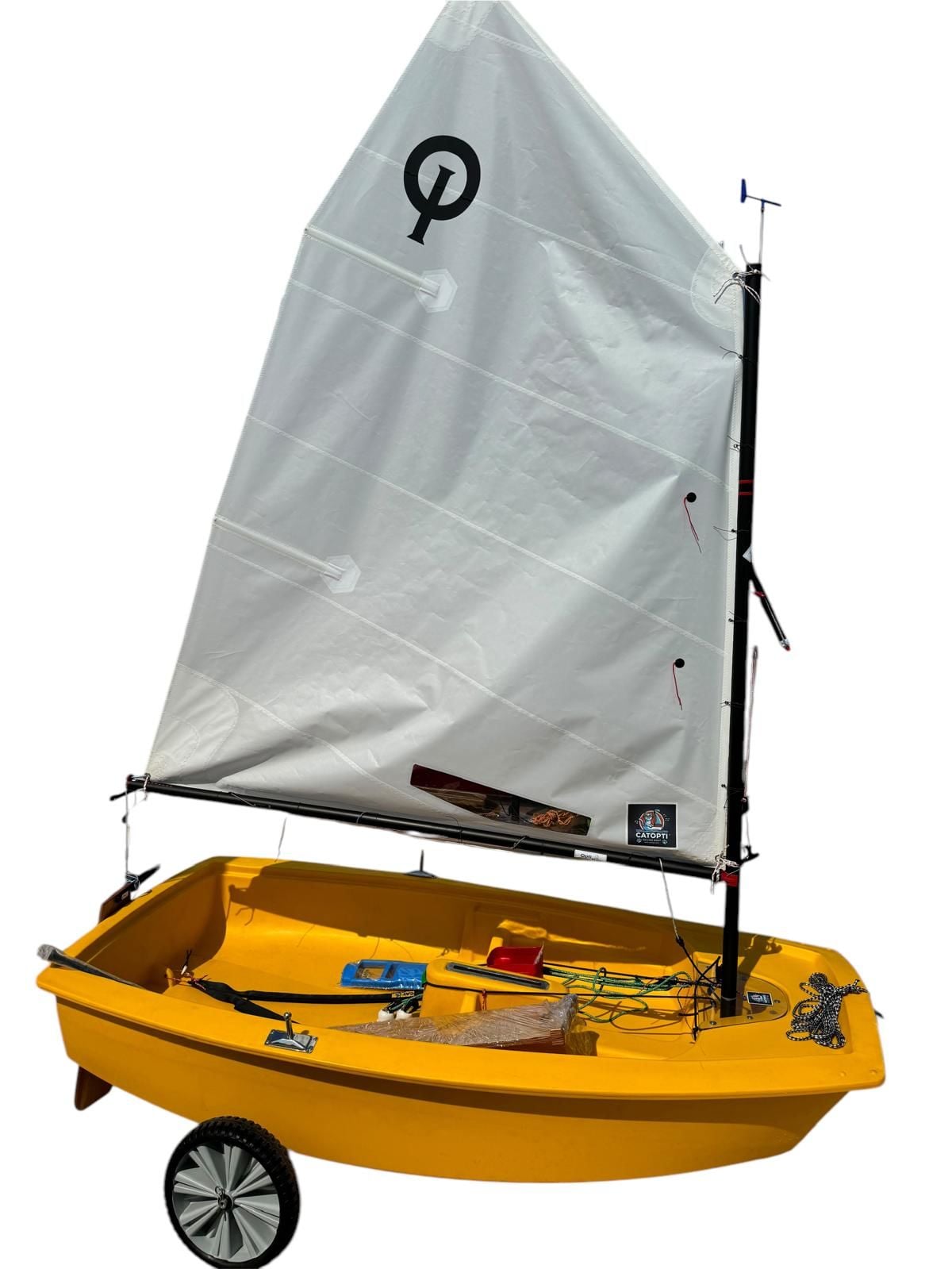 Catopti Tam Donanımlı Plastik Tekne 66 – Optimist Yelkenli Tekne