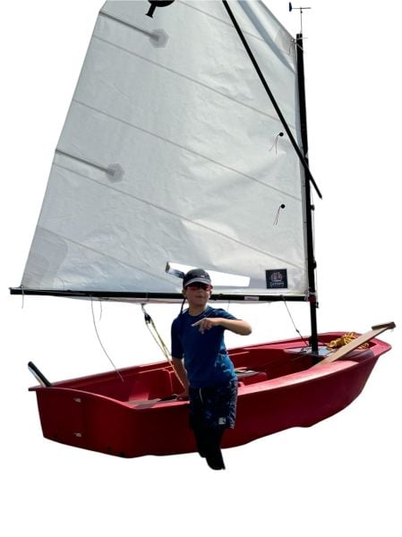 Catopti Tam Donanımlı Plastik Tekne 66 – Optimist Yelkenli Tekne