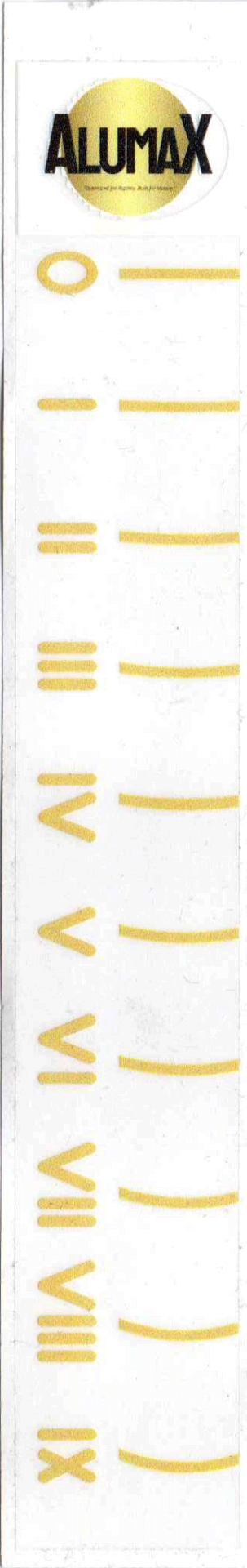 ALUMAX Bumba Ölçü Bantı Gold 290-1