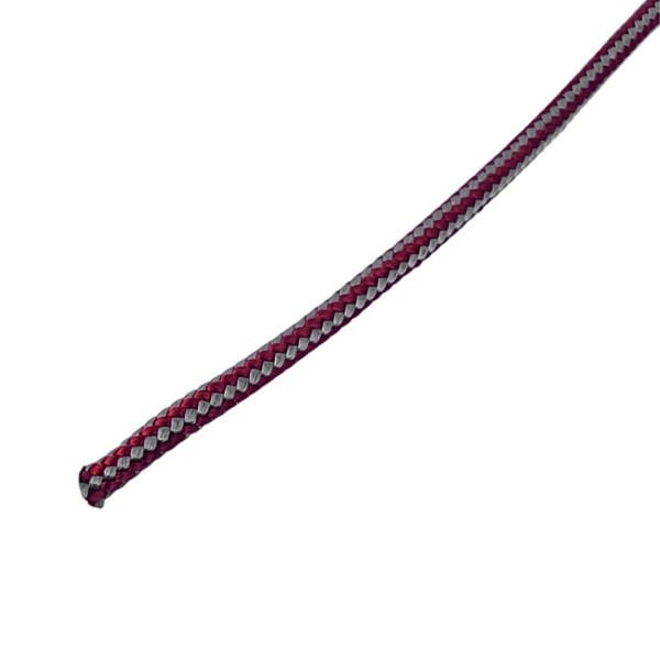 4mm İp Gri Kırmızı 8mt