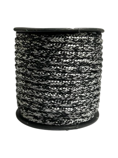 4mm Siyah Beyaz Dyneema İp 8mt 1553