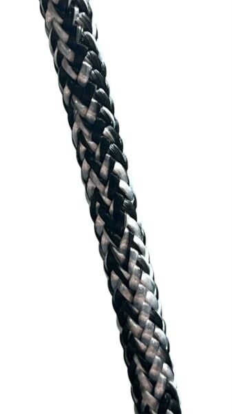 4mm Siyah Beyaz Dyneema İp 8mt 1553