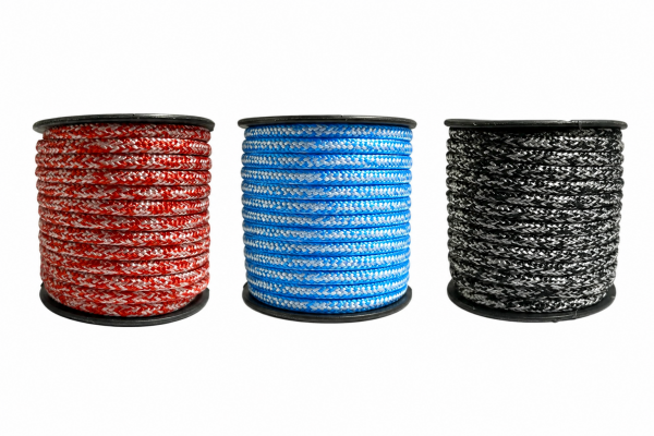 4mm Kırmızı Beyaz Dyneema İp 8mt
