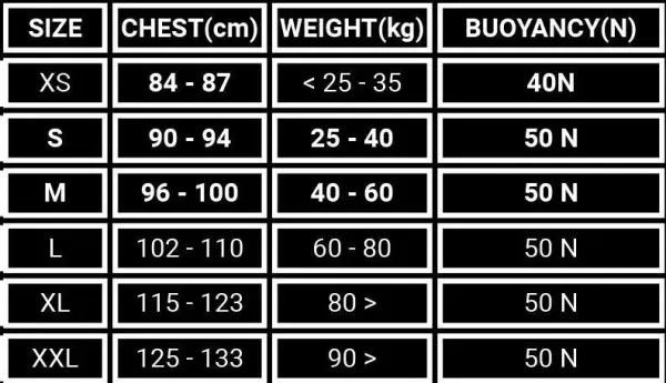 Can Yelek Neopren Gold  2173