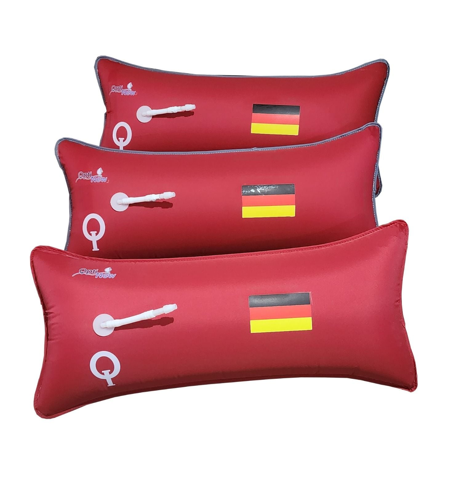 3’lü Set Hava Tankı Ülke Bayraklı – Kırmızı | Yelken & Su Sporları Yardım Ekipmanı